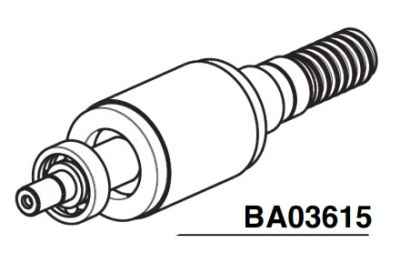 RIB BA03615 R ROTORE C/ALBERO+CUSCINETTO SUPER 3600