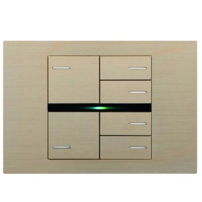 EELECTRON BK24MT-CH KIT 6 KEYS 2 LEFT + 4 RIGHT METAL CHAMPAGNE
