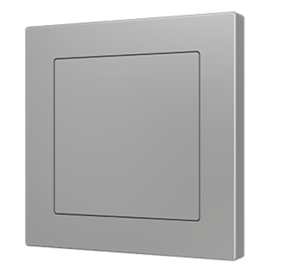 ZENNIO ZS70BCS ZS70. Blind cover 70x70 mm - Silver. Metallic silver