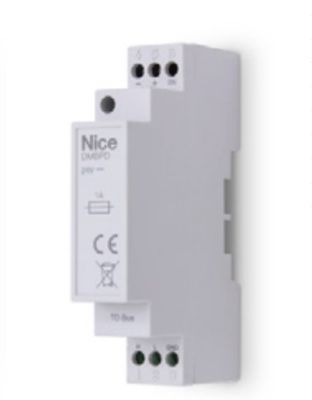 NICE DMBPD DIN module for the distribution of the BUS signal and power. DMBPD