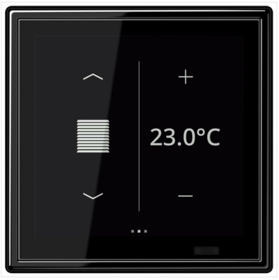 JUNG LS459D1S Controller ambientale KNX LS TOUCH con placca sing