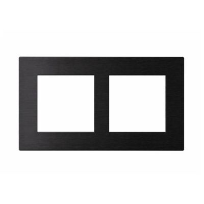 EELECTRON PO55A55PL-3 DOUBLE PLATE 2x55 BLACK PAINTED PLASTIC