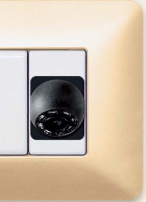MICROTEL SPY H2 AXA SPY H2 TELECAMERA A COLORI INCASSO 8 LEDIR x H 2mt