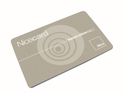 NICE MOCARDP Transponder card reprogrammable via Obox
