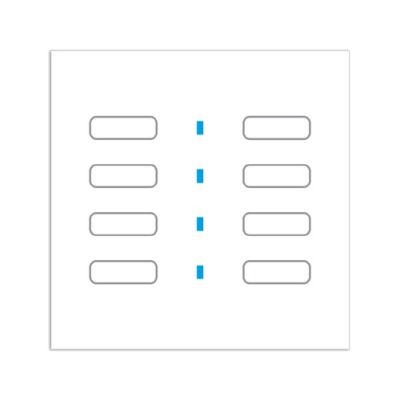 BLUMOTIX BX-E-R8 QUBIK Elettronica tastiera 8 Pulsanti 120X80 Trasp