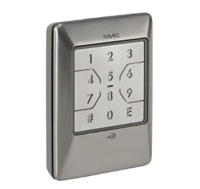 FAAC 404038 XKPW 868 STAINLESS STEEL - 868MHZ STAINLESS STEEL WIRELESS KEYBOARD