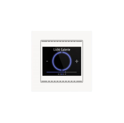 ELSNER 70820 Cala Touch KNX AQS/TH 3.x- bianco puro RAL 9010 Controllore ambientale - Sensore CO2/Temperatura/Umidità