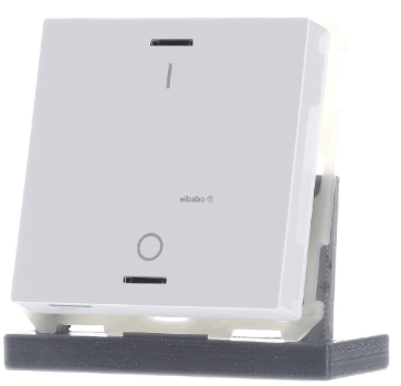 MDT BE-TAL63T1.B1 KNX Button Light 63 1-fold, RGBW, con sensore di temperatura, bianco da studio lucido