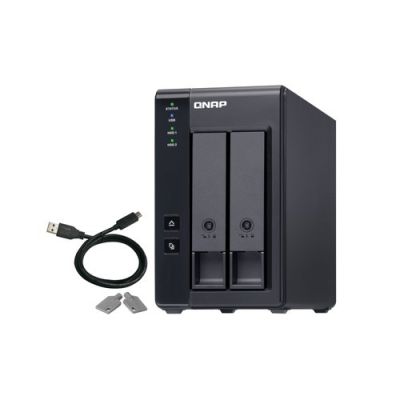 QNAP TR-002 2-BAY 3.5 SATA HDD USB 3.1 GEN2 expansion unit+expansion unit