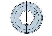 NICE 956.00.00 Round 64x2 wheel