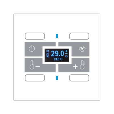 BLUMOTIX BX-E-QTU4C2 QUBIK Elettronica thermostat 4 Buttons with humidos