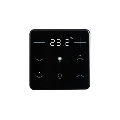ELSNER 71174 KNX eTR 206 Light, black RAL 9005 Button for Tempe