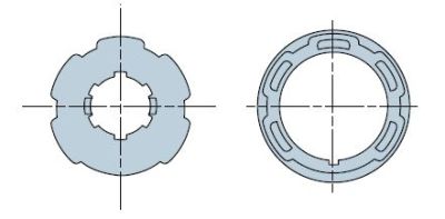 NICE 956.40.00 Eckermann 65x1 wheel + crown 