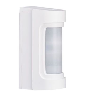 OXVXSRAMW VXS-RAMW Outdoor low absorption double PIR+MW detector, 12m 90°, with anti-masking, black body with white cover