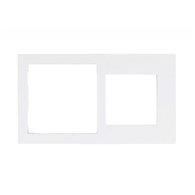 EELECTRON PO71A55PL-1 DOUBLE PLATE 71+55 WHITE PAINTED PLASTIC