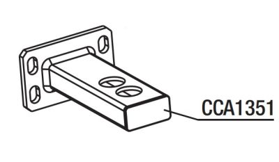 RIB CCA1351 ATTACCO CANCELLO PIENO KING/PRINCE