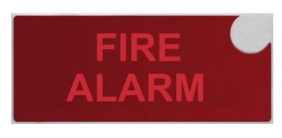 COOPER CSA FIRE CSA08584-5 5945 “FIRE ALARM” WORDING
