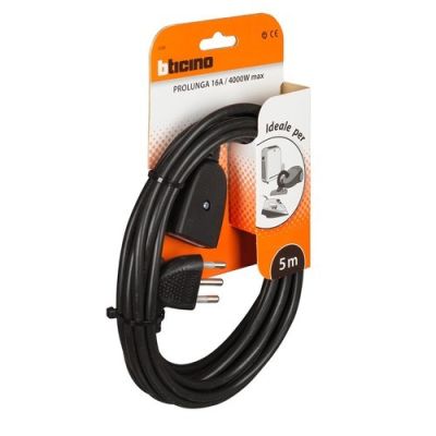 BTICINO BT-2528N kit - extension 5m 2P+t SP16a/PR.10/16a black