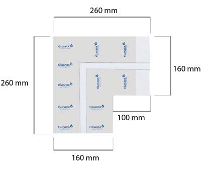 LEDCO COG110 ANGOLARE CARTONGESSO C/PR110 INCASSATO