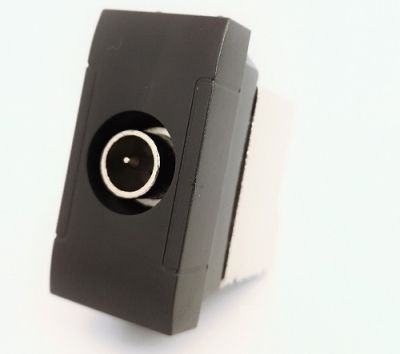 MAPAM 826N Art 826N Black Derivative TV Socket
