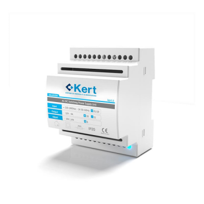 KERT KAL1224502D Alimentatore switching 2 uscite separate. 12Vcc (2A) - 24Vcc (1A)