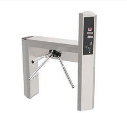 NICE TORNELLI GUARDAI Tornello a tripode su struttura con colonna per controllo accessi - Acciaio inossidabile lucido AISI 304