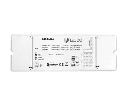 LEDCO CT580/BLE CENTRALINA MULTIFUNZIONE BLUETOOTH MESH DIMMER/RGB