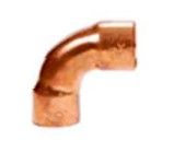THERMOSTICK AA-TR22C90 Curva f.f. in rame. Diametro. 22 mm