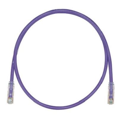PANDUIT UTPSP1.5MVLY Copper Patch Cord- Cat 6- Violet UTP Cable- 1.5 Meter