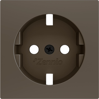 ZENNIO ZS70CTSCSM ZS70. Cover for Schuko socket with screws 70x70 mm