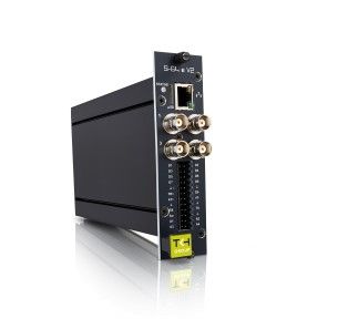 TKH SECURITY S-64 E v2 4-ch H.264/MJPEG video encoder. audio. data & digi