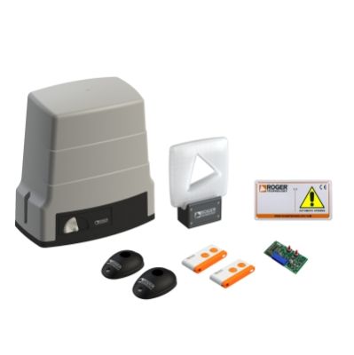 ROGER KIT H30/646 Kit motoriduttore per cancelli scorrevoli fino a 600kg con finecorsa magnetico - 230V
