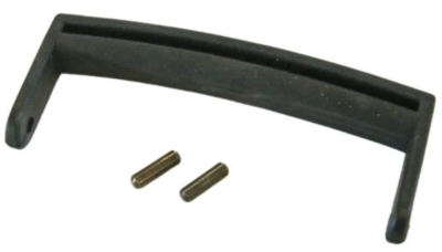 GT LINE KIN.0475 Handle, black, black rubber coating (mod. 2