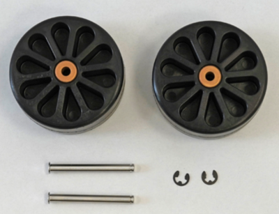 GT LINE KIN.1381 2 wheels, black (mod. 7626HL-7635HL-9433)