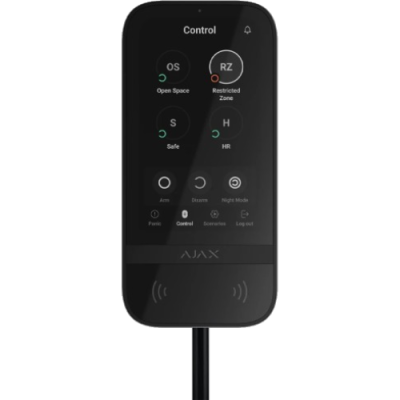 143607 Ajax Superior KeyPad TouchScreen Fiber ASP black