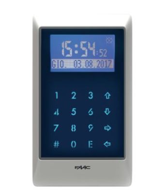FAAC 103222 Lettore Doppia Prossimità 125 Khz Con Tastiera Display XKPR125D
