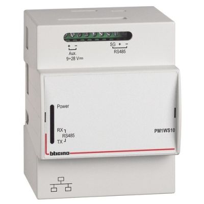 BTICINO LG-PM1WS10 WEBSERVER X GEST. LOAD 10 COLUMNS.
