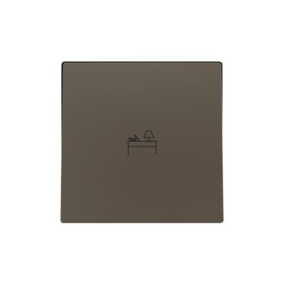 ZENNIO 830004203 ZS55. Single switch cover 55x55 mm - Mocha - Cost