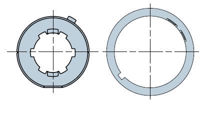 NICE 931.44.00 Round 50x(1.3 to 1.5) wheel + compensated crown 