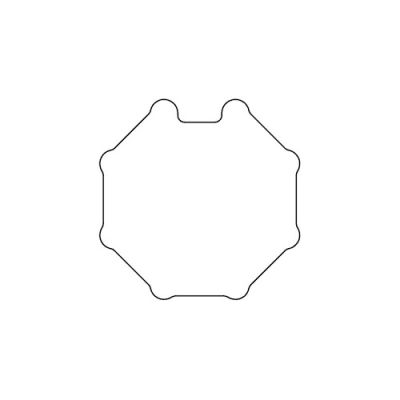 NICE 233.790001 Octagonal 60 wheel + ring crown