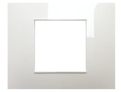 MAPAM 6002-01 Placca Tecnopolimero Gem 6002-01 2P Bianco
