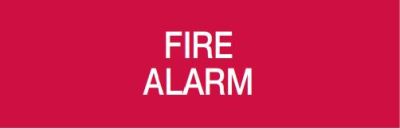 COOPER CSA FIRE CSA08668W 55XX SERIES WORDING “FIRE ALARM”