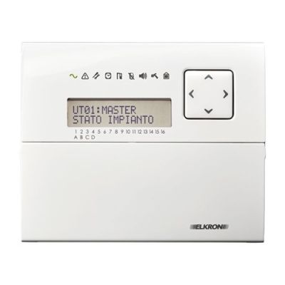 ELKRON 80KP0100211 KP3000-D Tastiera con display LCD per centrali ser