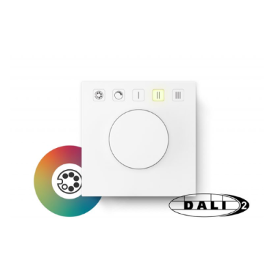 LUNATONE 86459338-3T-INT-PS-L4 DALI-2 ROT Touch, 3 capacitive sensor buttons, DAL