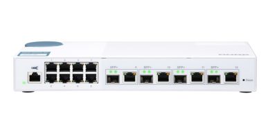 QNAP QSW-M408-4C Entry-level 10GbE Layer 2 Web Managed Switch per l’implementazione di rete SMB