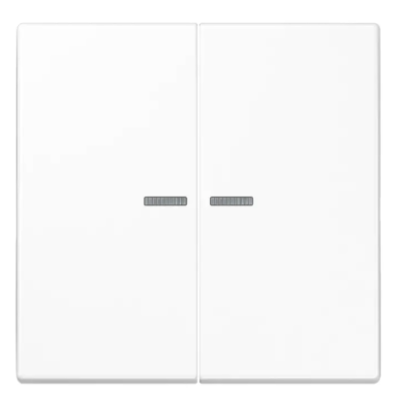 JUNG LS10921STRFWW Pulsante KNX RF, 2 canali, bianco alpino