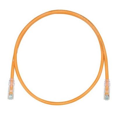 PANDUIT UTPSP3MORY Patch Cord in Rame- Cat 6- Orange UTP Cable- 3 Meter