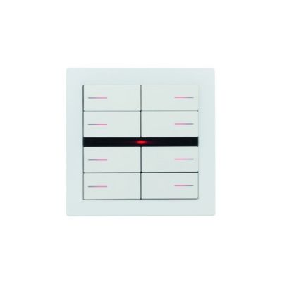 EELECTRON BK08PLL-1 KIT OF 8 BI-PAINTED RECTANGULAR PLASTIC KEYS