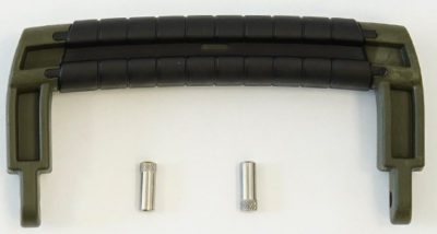 GT LINE KIN.1206 Handle, green, black rubber coating (mod.