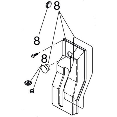 FAAC SPARE PARTS 63003555 KIT IP44 E550S LC/GEO 07 LC